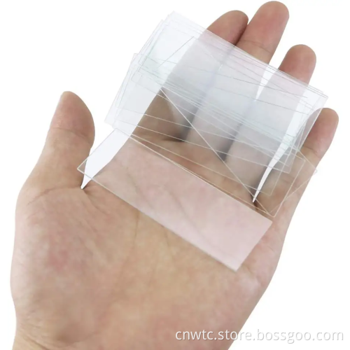 Lab Supplies: Frosted Glass Cover Slips and Microscope Slides